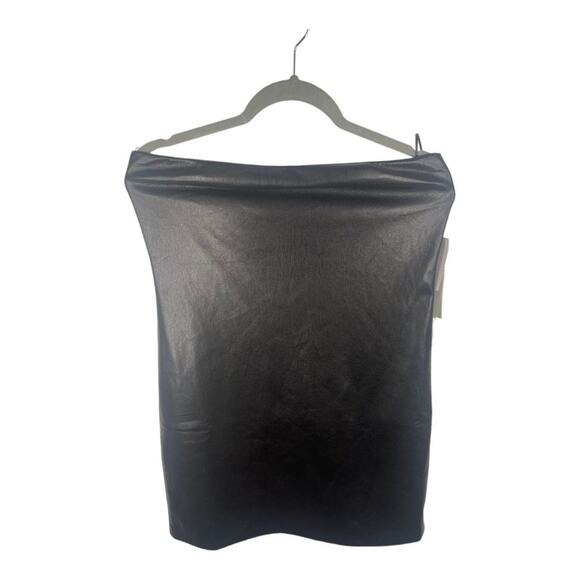 Good American Better Than Leather Bodycon Tube Sexy Cocktail Mini Dress Large - Picture 4 of 12